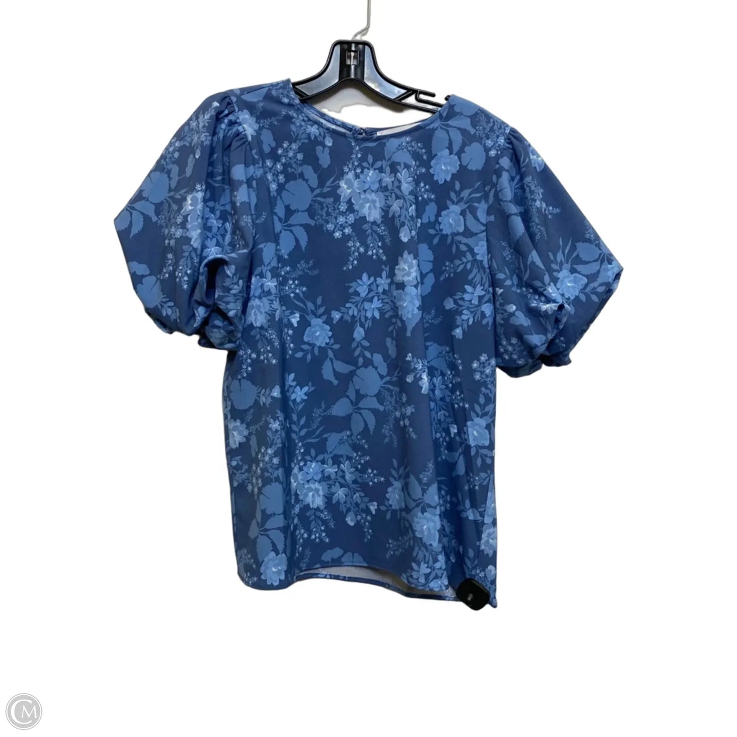 Top Short Sleeve By Sugar Lips In Blue, Size: M