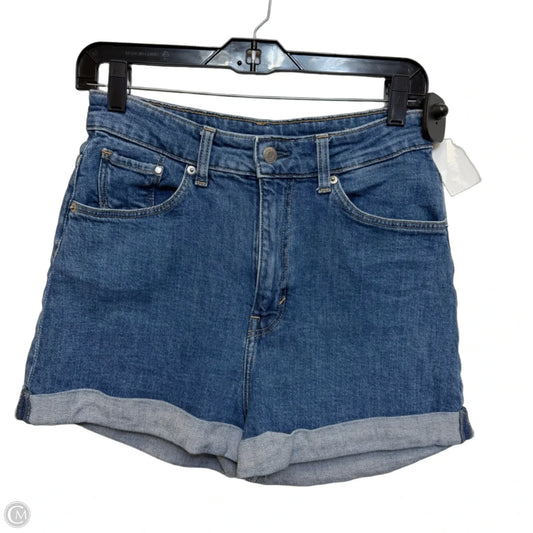 Shorts By H&m In Blue Denim, Size: 6