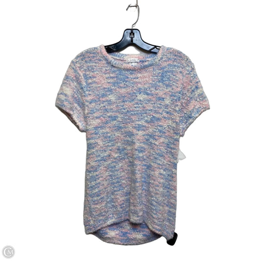 Top Short Sleeve By Venus In Blue & Pink, Size: M