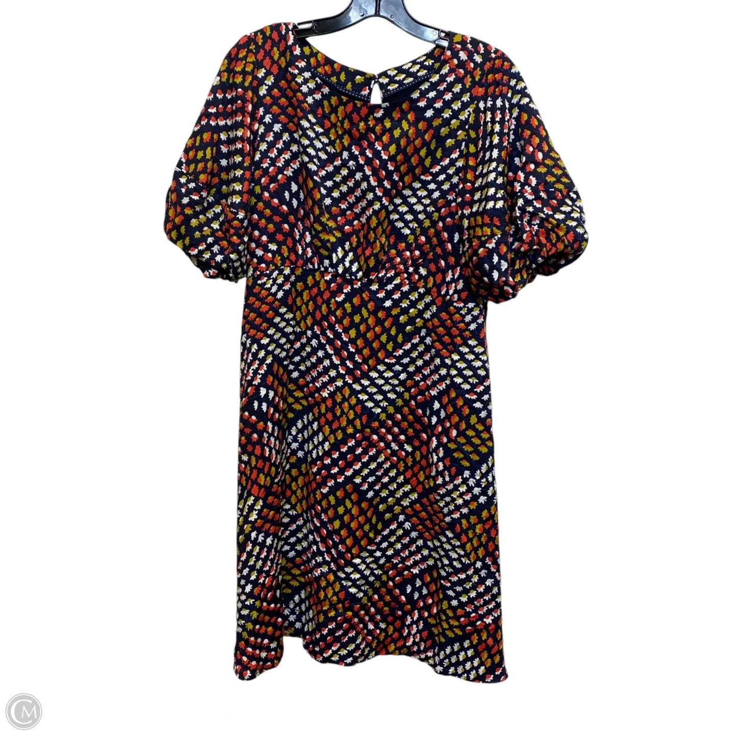 Dress Casual Short By Maeve In Blue & Red, Size: S