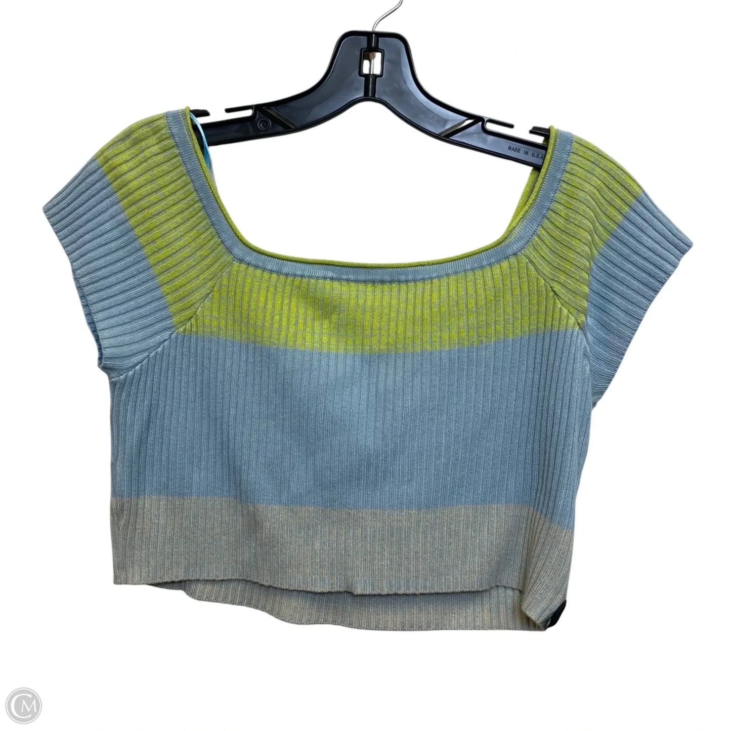 Top Sleeveless By Daily Practice By Anthropologie In Blue & Green, Size: L