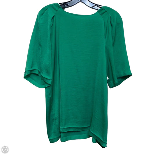 Top Short Sleeve By Banana Republic In Green, Size: L