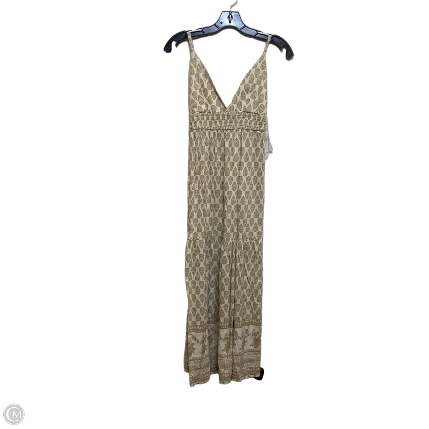 Dress Casual Midi By Sim & Sam In Tan, Size: S