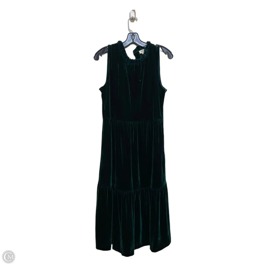 Dress Casual Midi By J. Crew In Green, Size: M