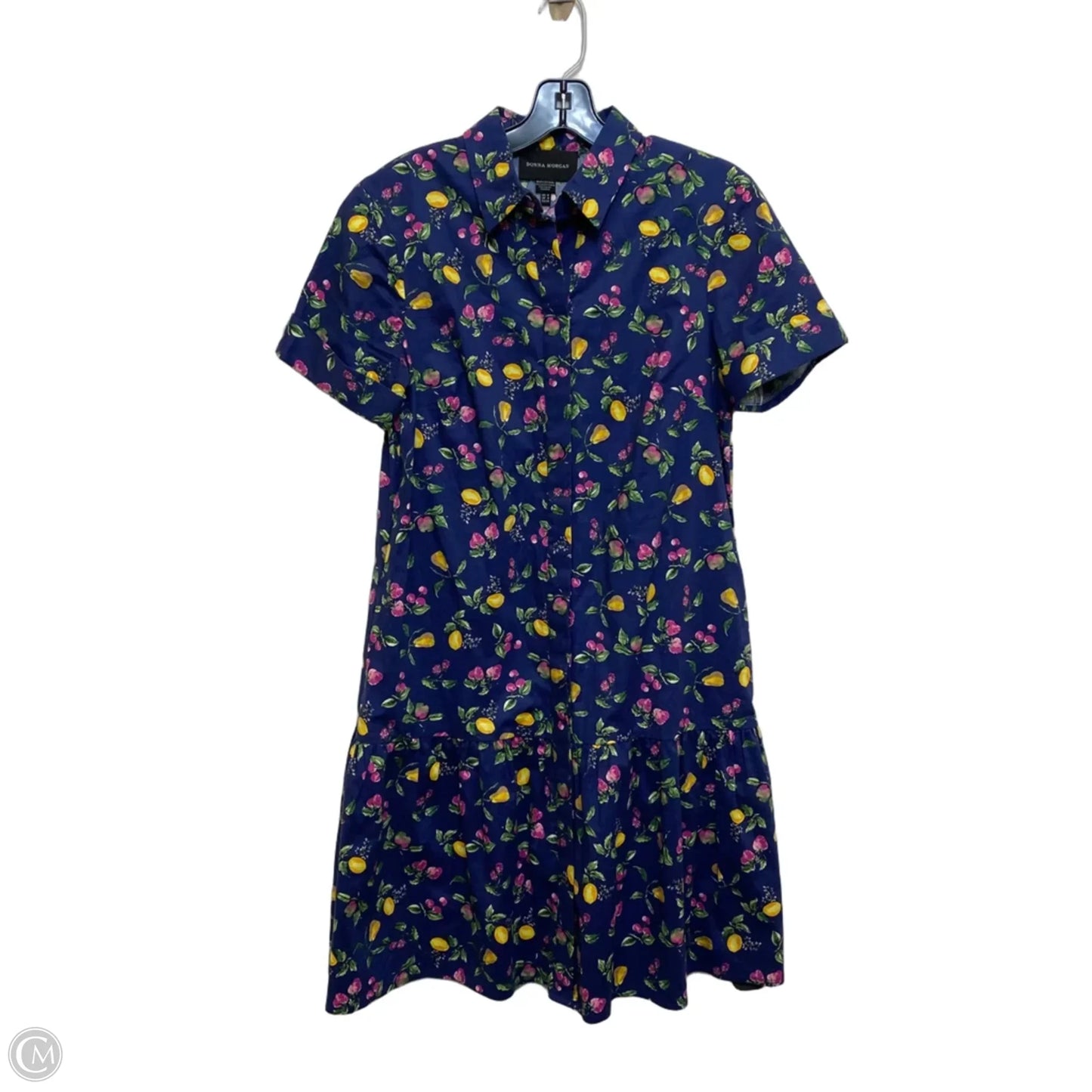 Dress Casual Short By Donna Morgan In Blue, Size: S