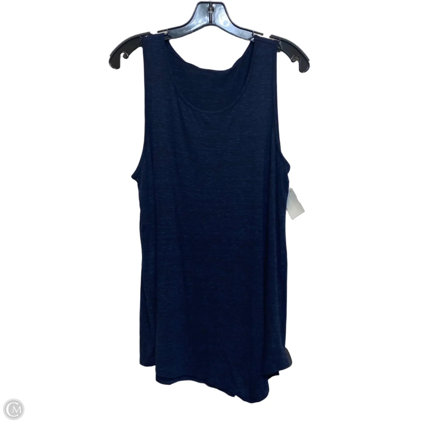 Top Sleeveless By Apt 9 In Blue, Size: L