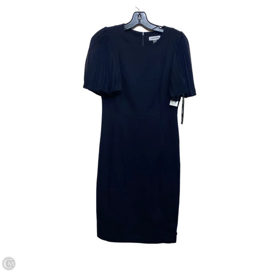 Dress Work By Calvin Klein In Navy, Size: S