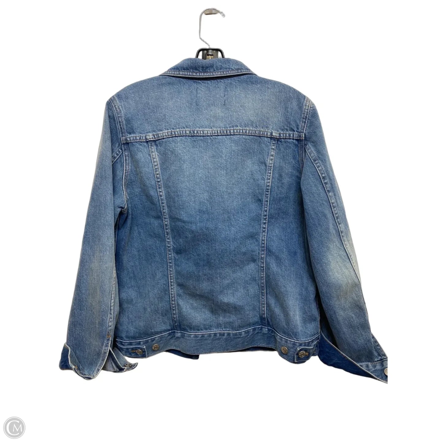 Jacket Denim By Madewell In Blue Denim, Size: L