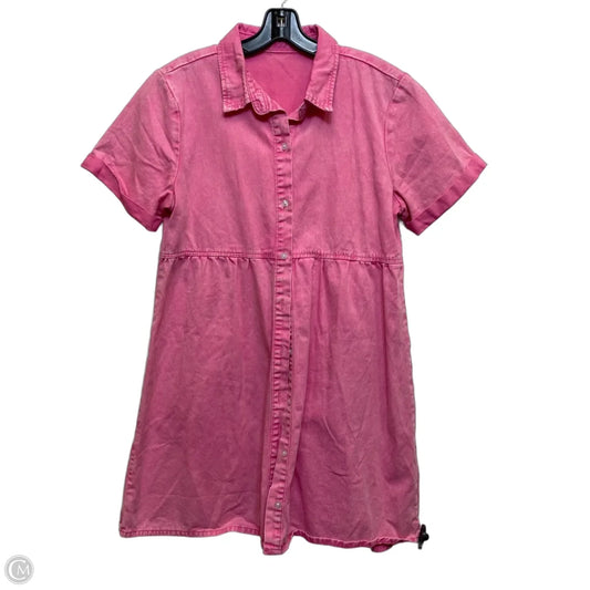 Dress Casual Short By Cmf In Pink, Size: M
