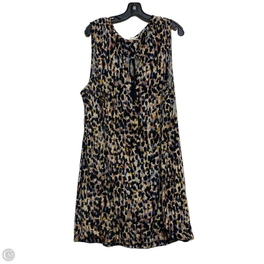 Dress Casual Midi By Beachlunchlounge In Black & Brown, Size: 2x