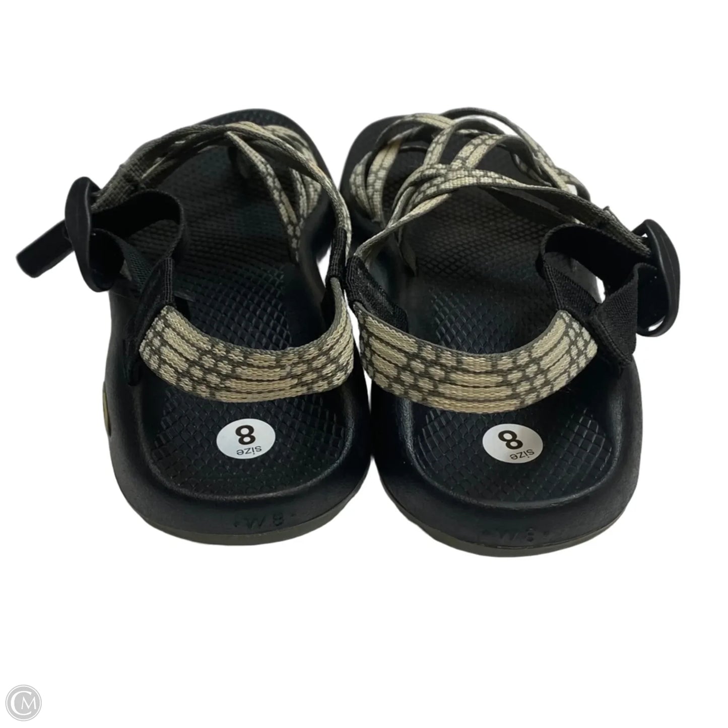 Sandals Flats By Chacos In Black & Grey, Size: 8