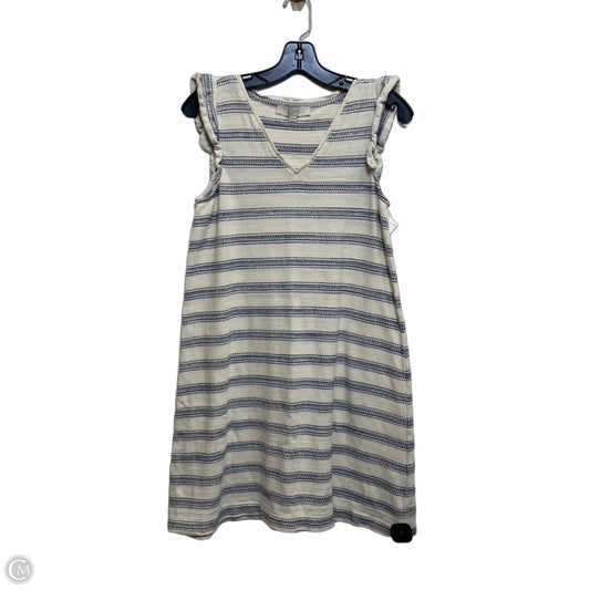 Dress Casual Short By Loft In Blue & Cream, Size: Xs