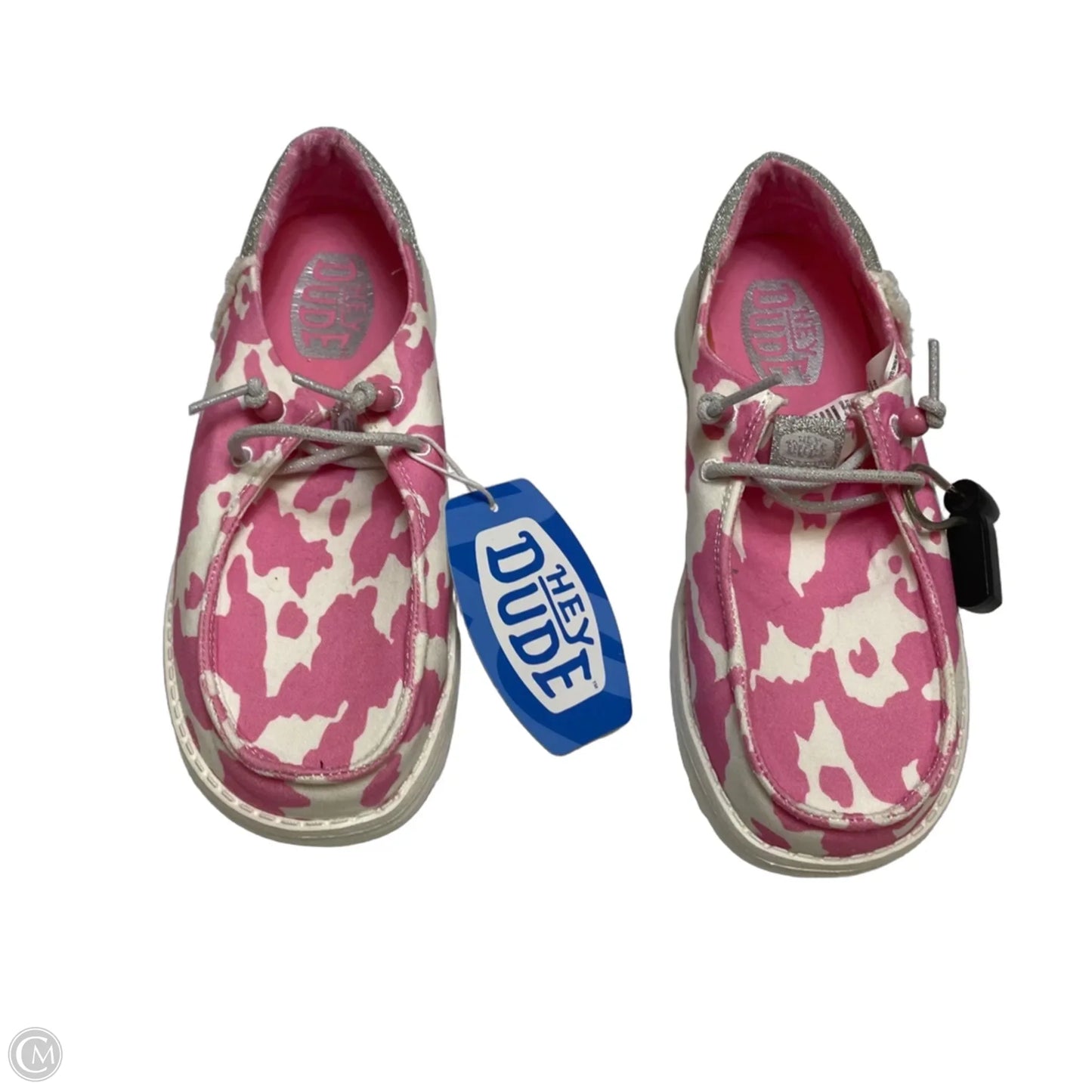 Shoes Flats By Hey Dude In Pink, Size: 6
