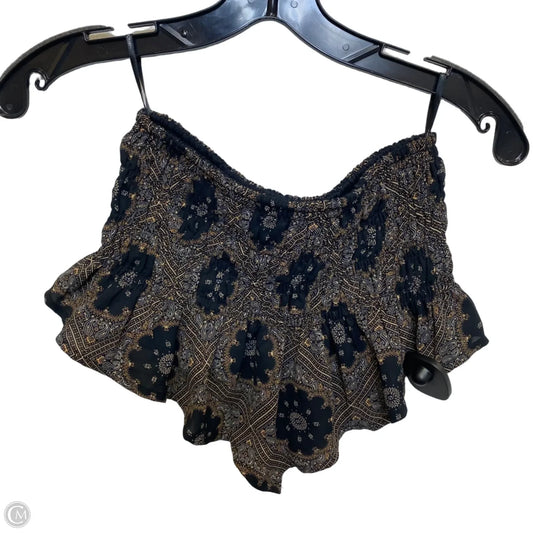 Top Sleeveless By Forever 21 In Black & Brown, Size: S