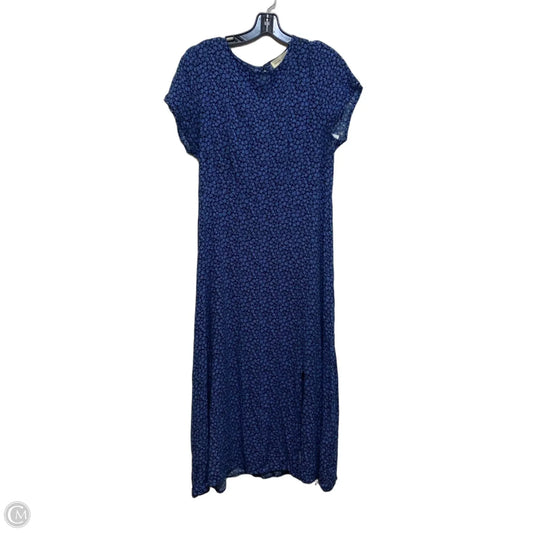 Dress Casual Midi By Brass And Row By CTS In Blue, Size: Xl