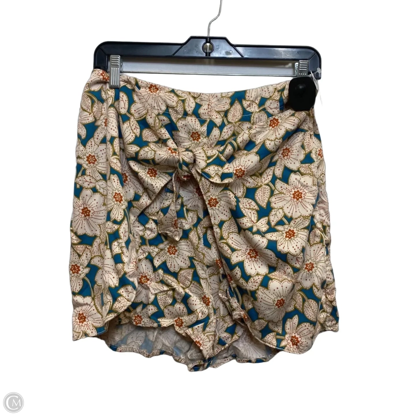 Shorts By Anthropologie In Blue & Cream, Size: M