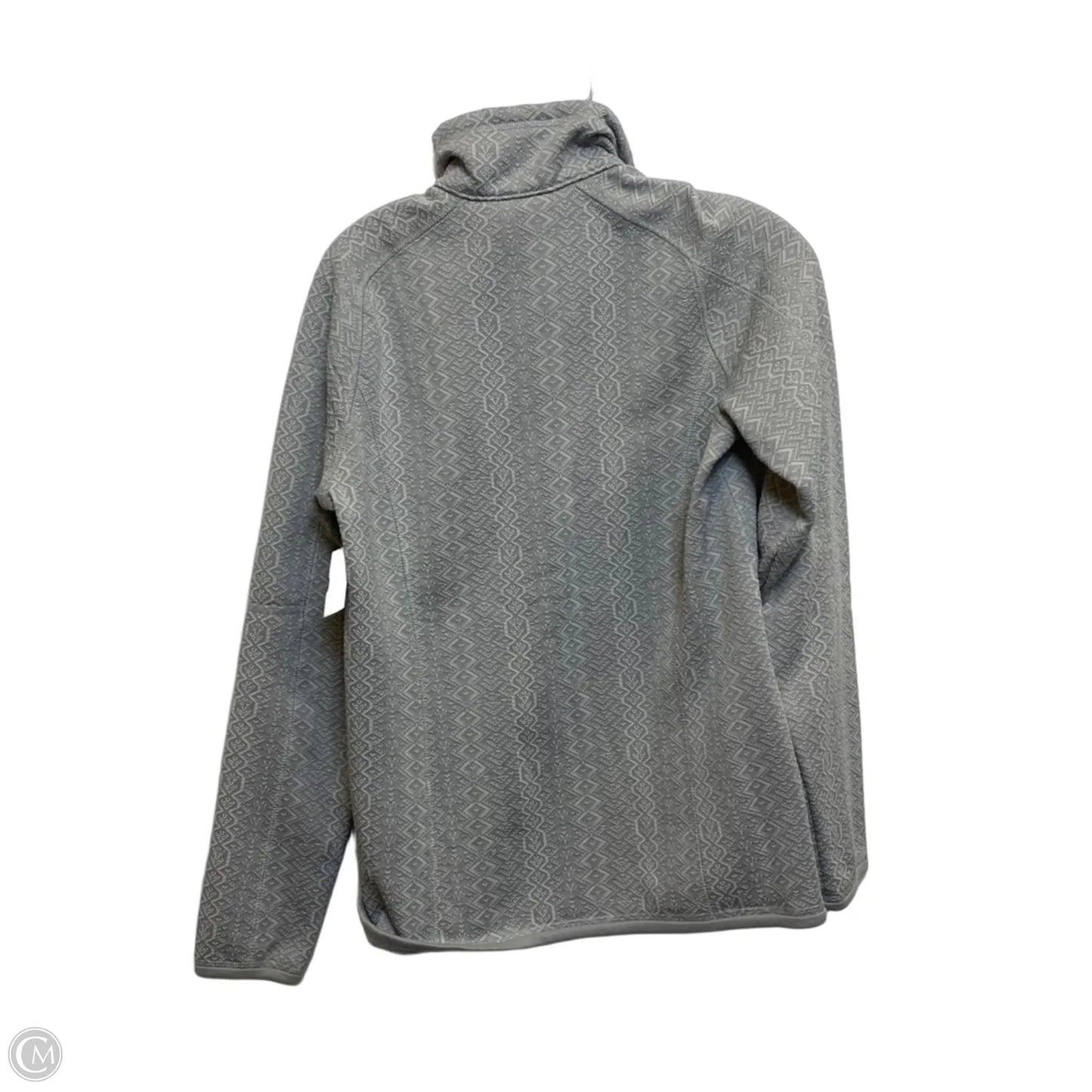 Athletic Jacket By Patagonia In Grey, Size: M