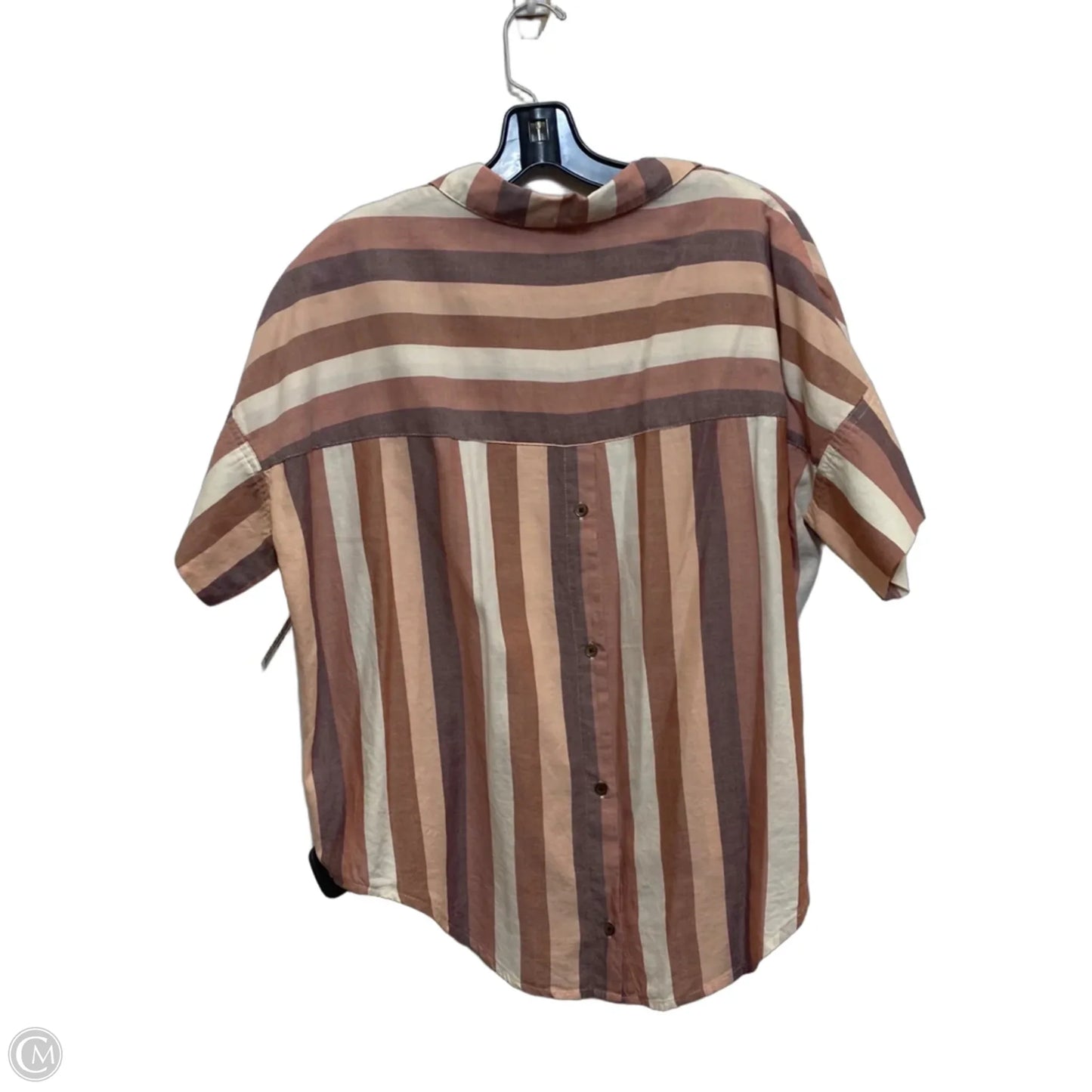 Top Short Sleeve By Madewell In Brown, Size: S