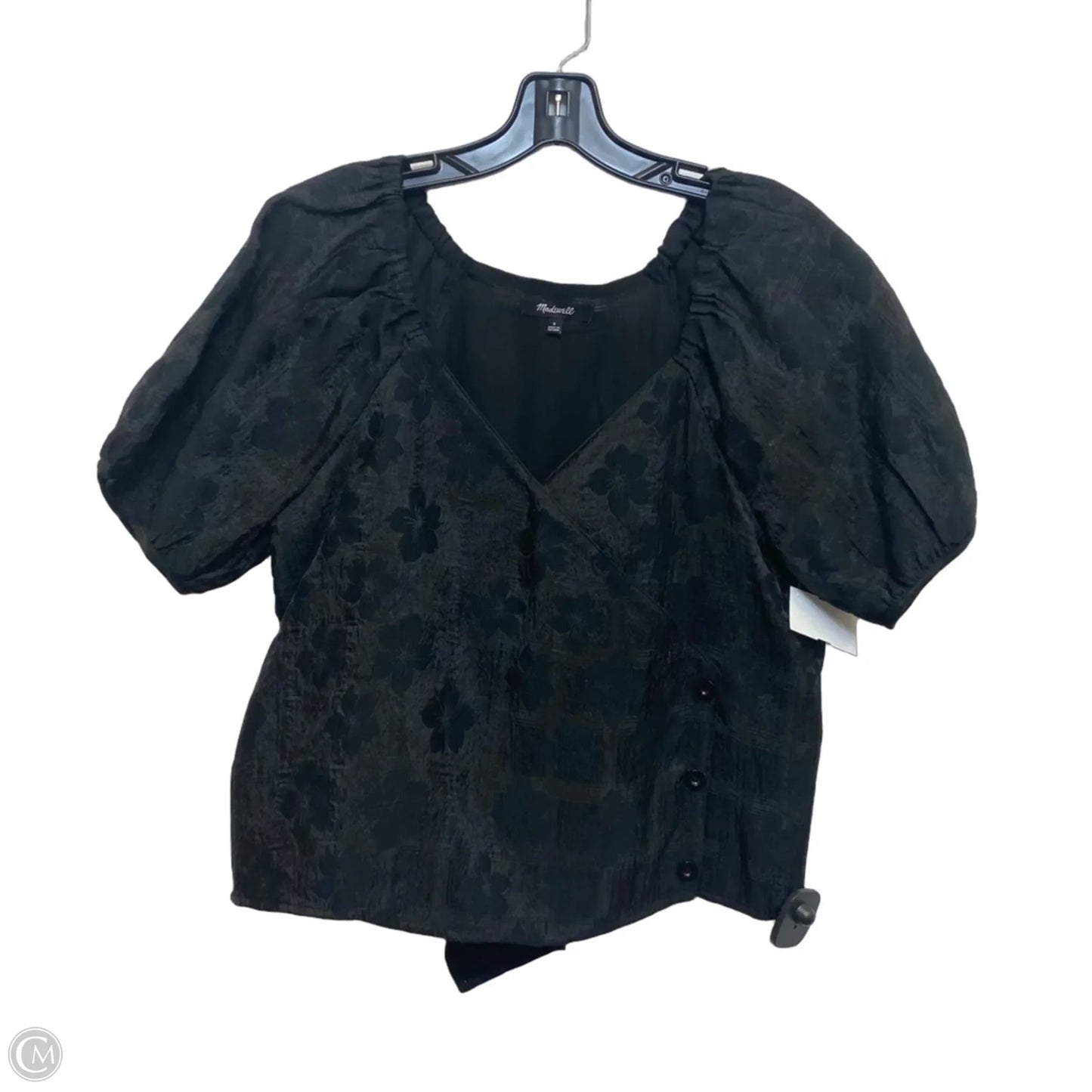 Top Short Sleeve By Madewell In Black, Size: S