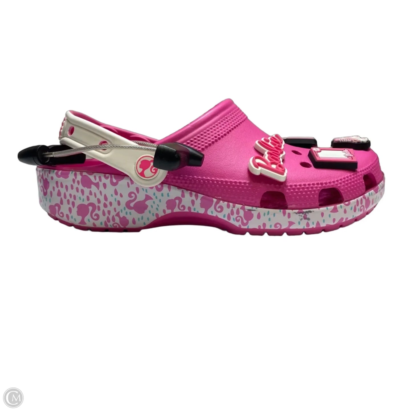 Shoes Flats By Crocs In Pink, Size: 8