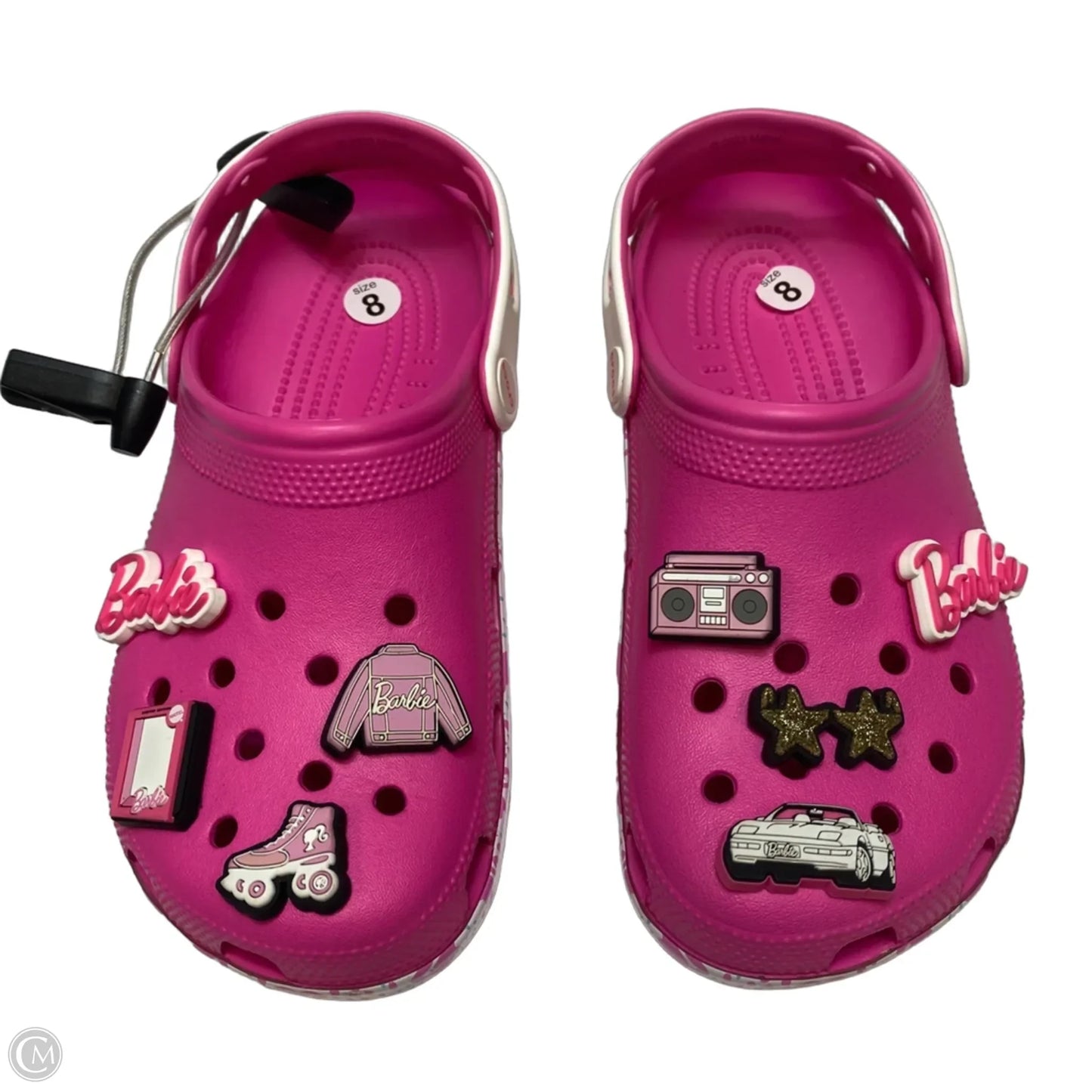 Shoes Flats By Crocs In Pink, Size: 8