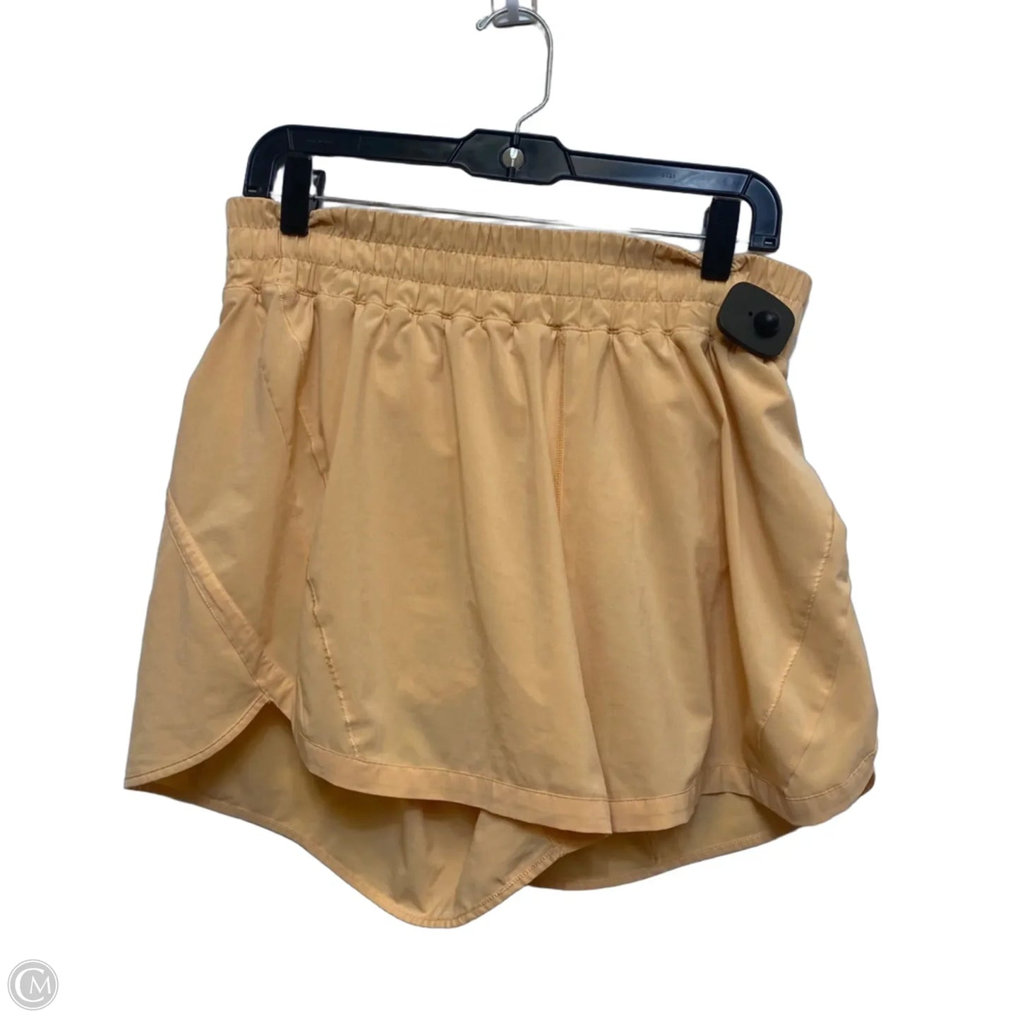 Athletic Shorts Designer By Lululemon In Orange, Size: L
