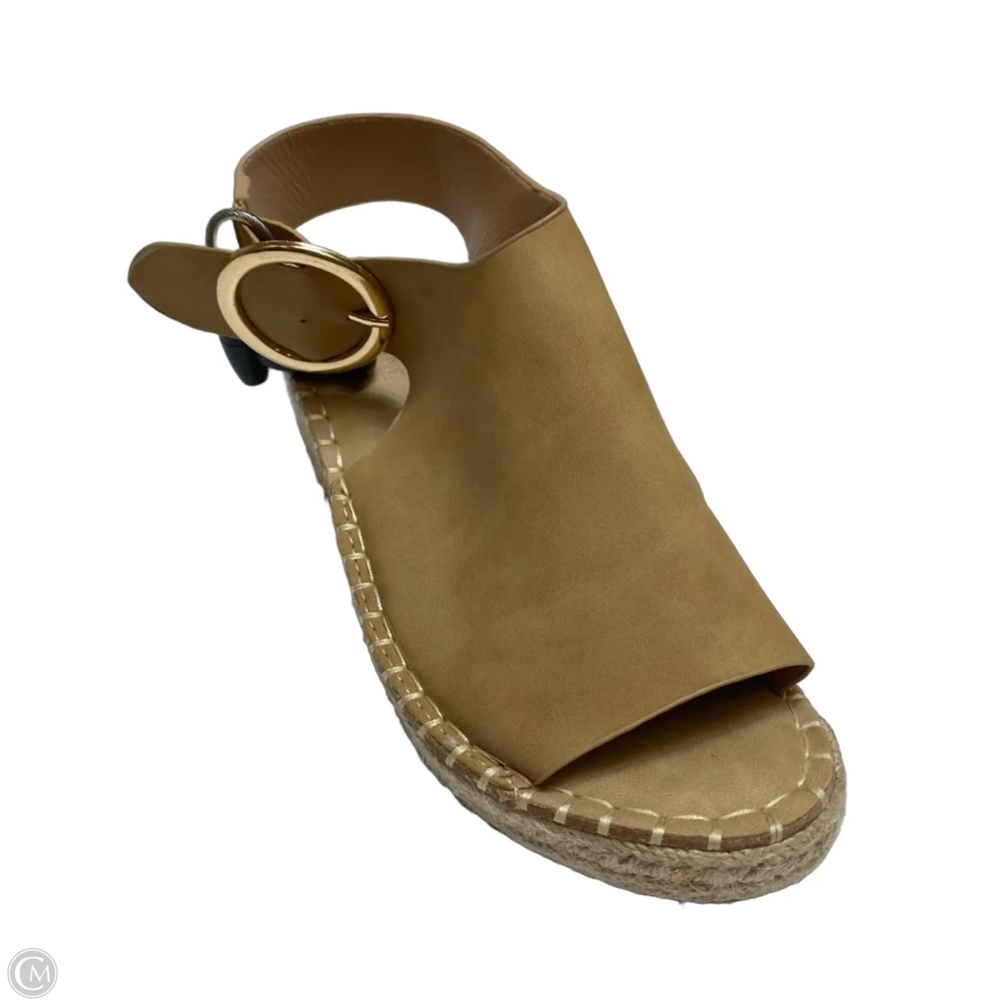 Sandals Heels Wedge By Catherine Malandrino In Brown, Size: 6.5