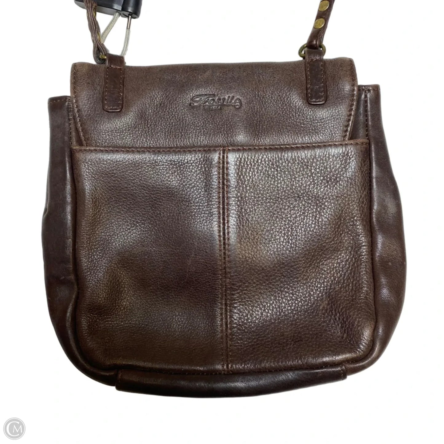 Crossbody Leather By Fossil, Size: Small
