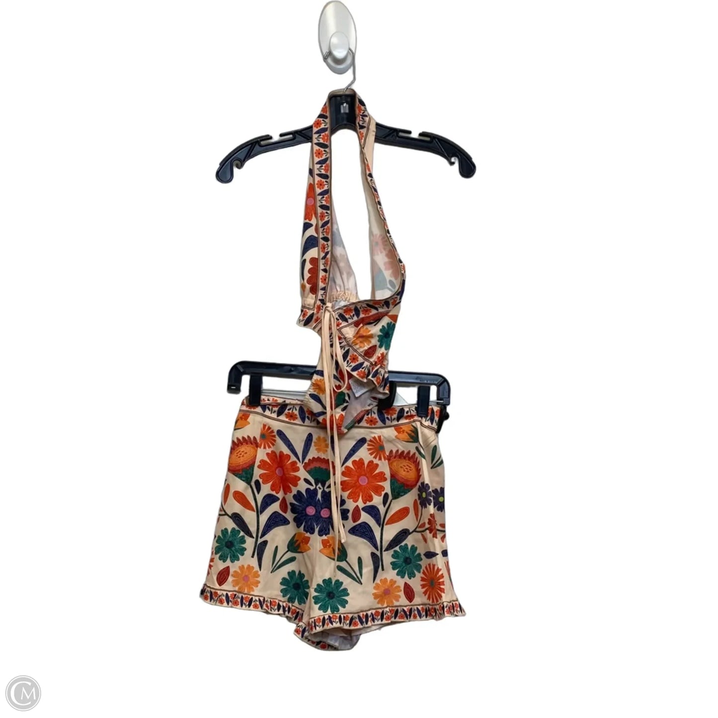Shorts Set By Shein In Orange, Size: S