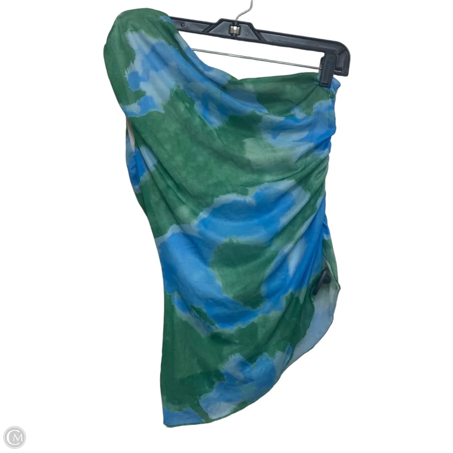 Top Sleeveless By Cmf In Blue & Green, Size: S