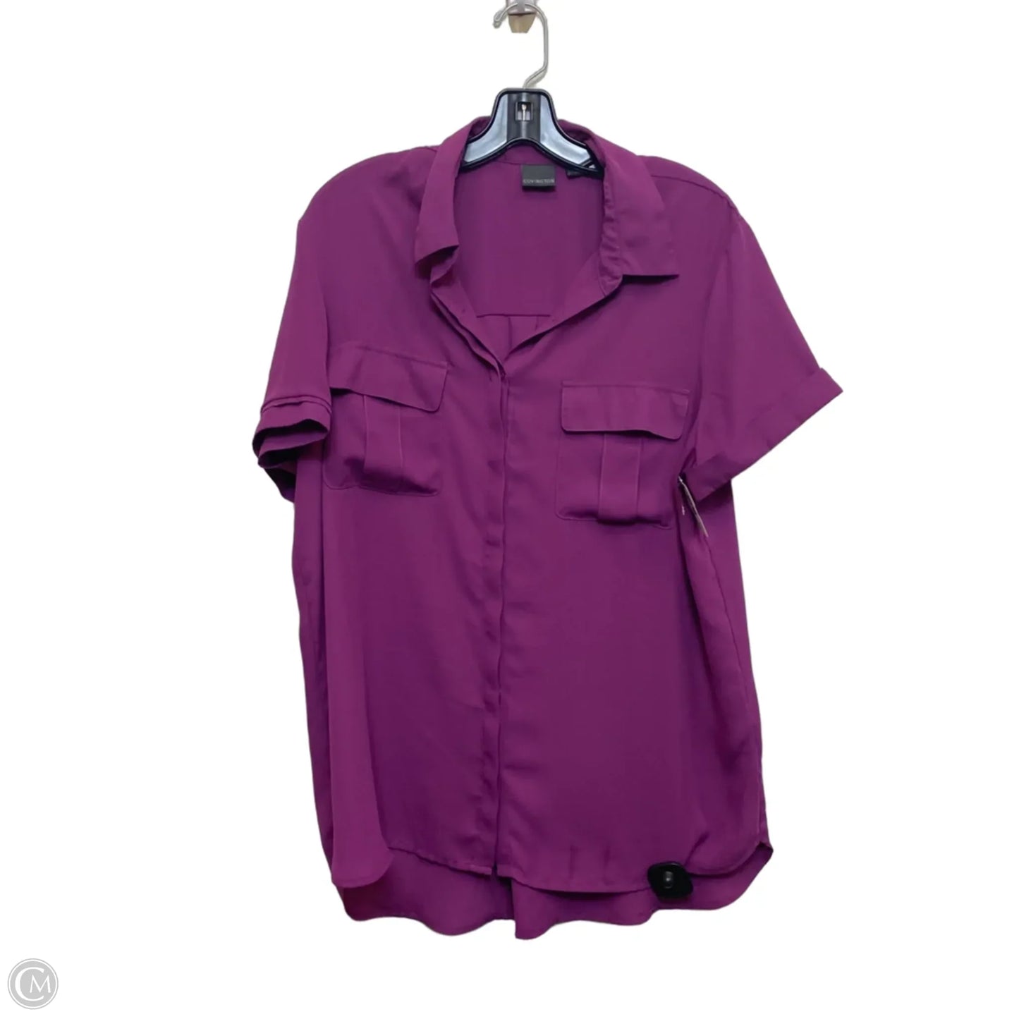 Top Short Sleeve By Covington In Purple, Size: Xl