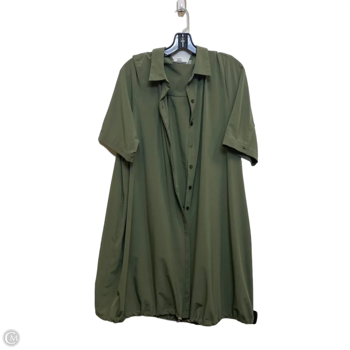 Dress Casual Short By Chicos In Green, Size: Xl