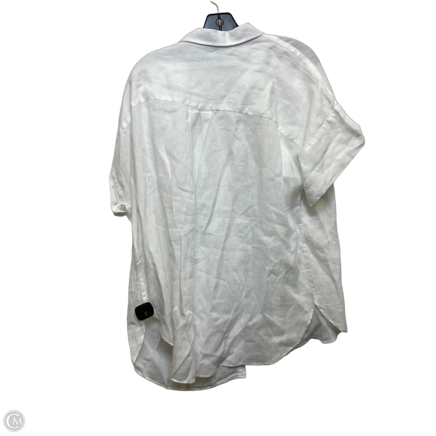 Top Short Sleeve By Lauren By Ralph Lauren In White, Size: 2x