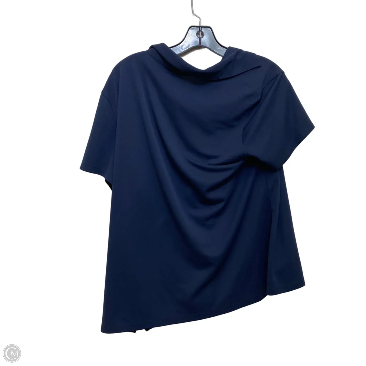 Athletic Top Short Sleeve By Lady Hagen In Navy, Size: Xxl