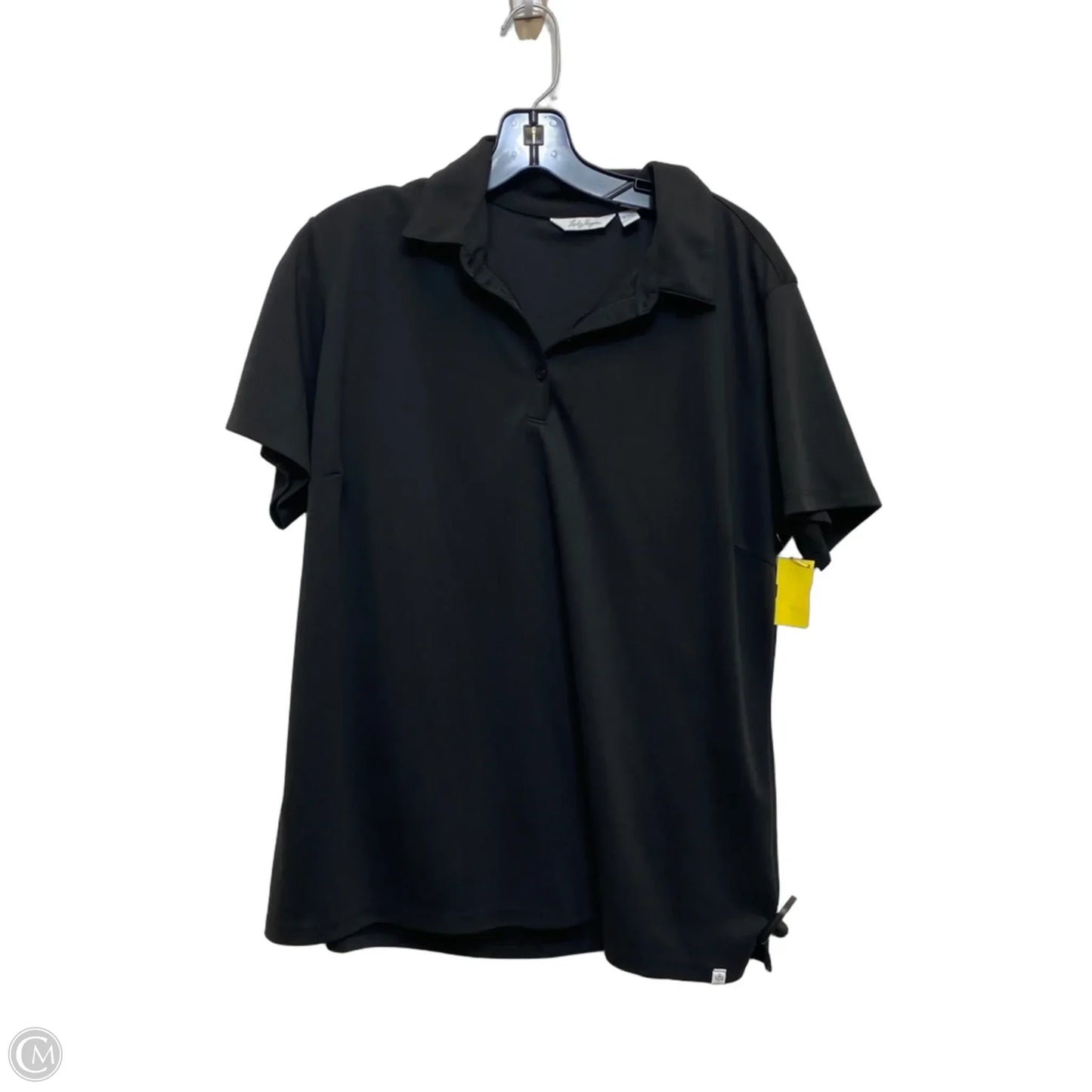 Athletic Top Short Sleeve By Lady Hagen In Black, Size: Xxl
