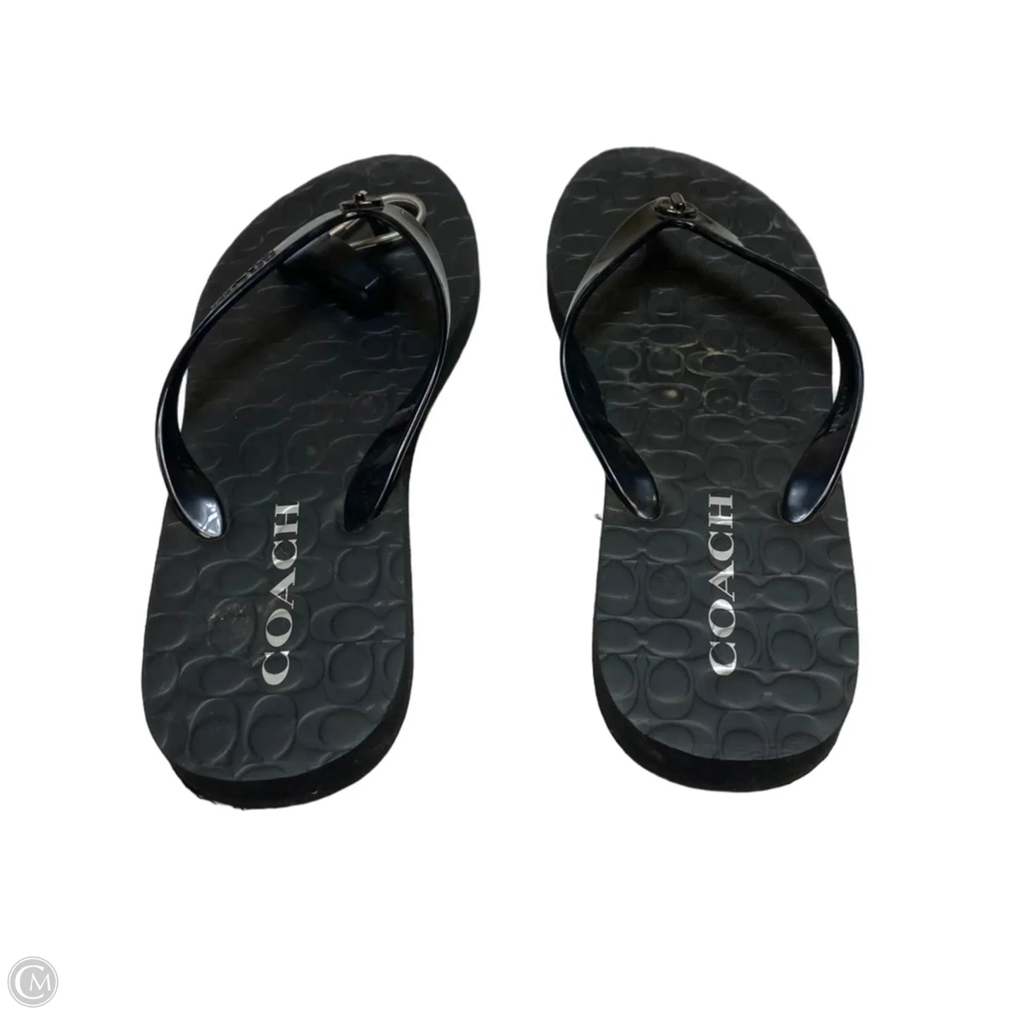 Sandals Designer By Coach In Black, Size: 8