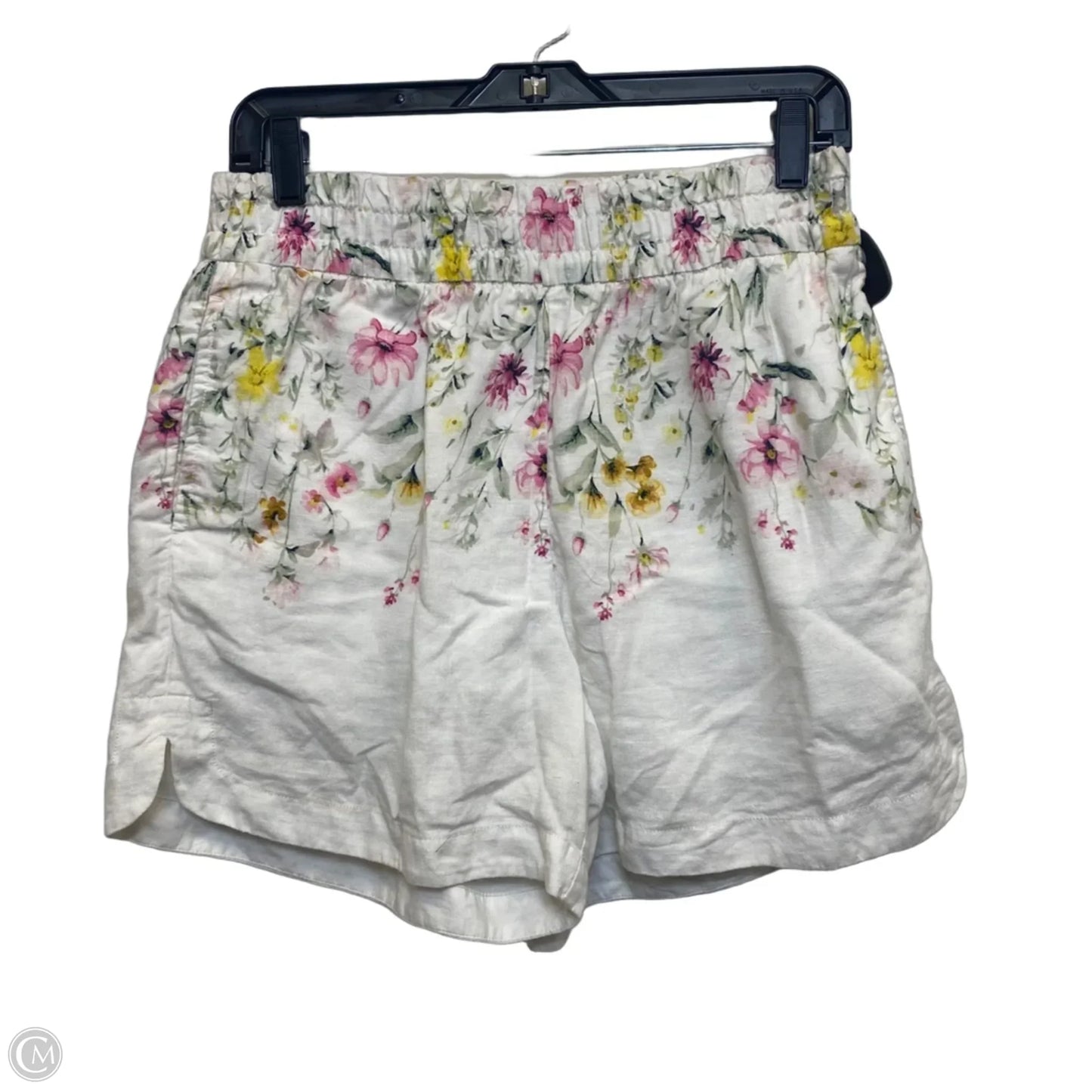 Shorts Set By Crown And Ivy In Pink & White, Size: S