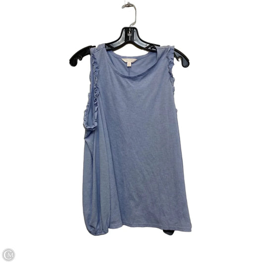 Top Long Sleeve By Lc Lauren Conrad In Blue, Size: Xxl