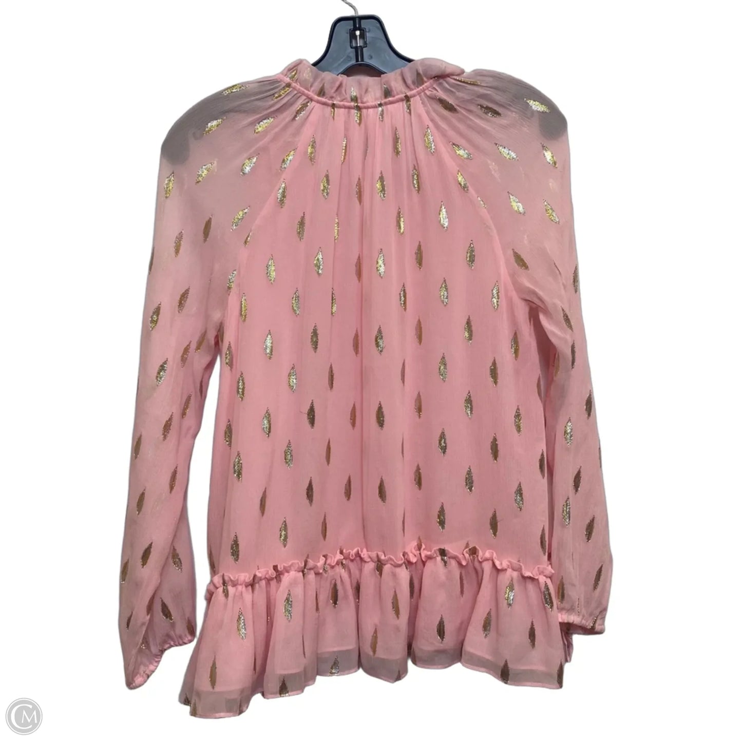 Top Long Sleeve Designer By Lilly Pulitzer In Pink, Size: Xs