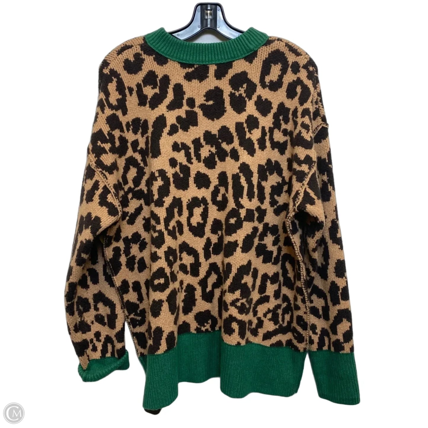 Sweater By Aerie In Brown & Green, Size: S