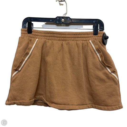 Athletic Skort By Pink In Brown, Size: M