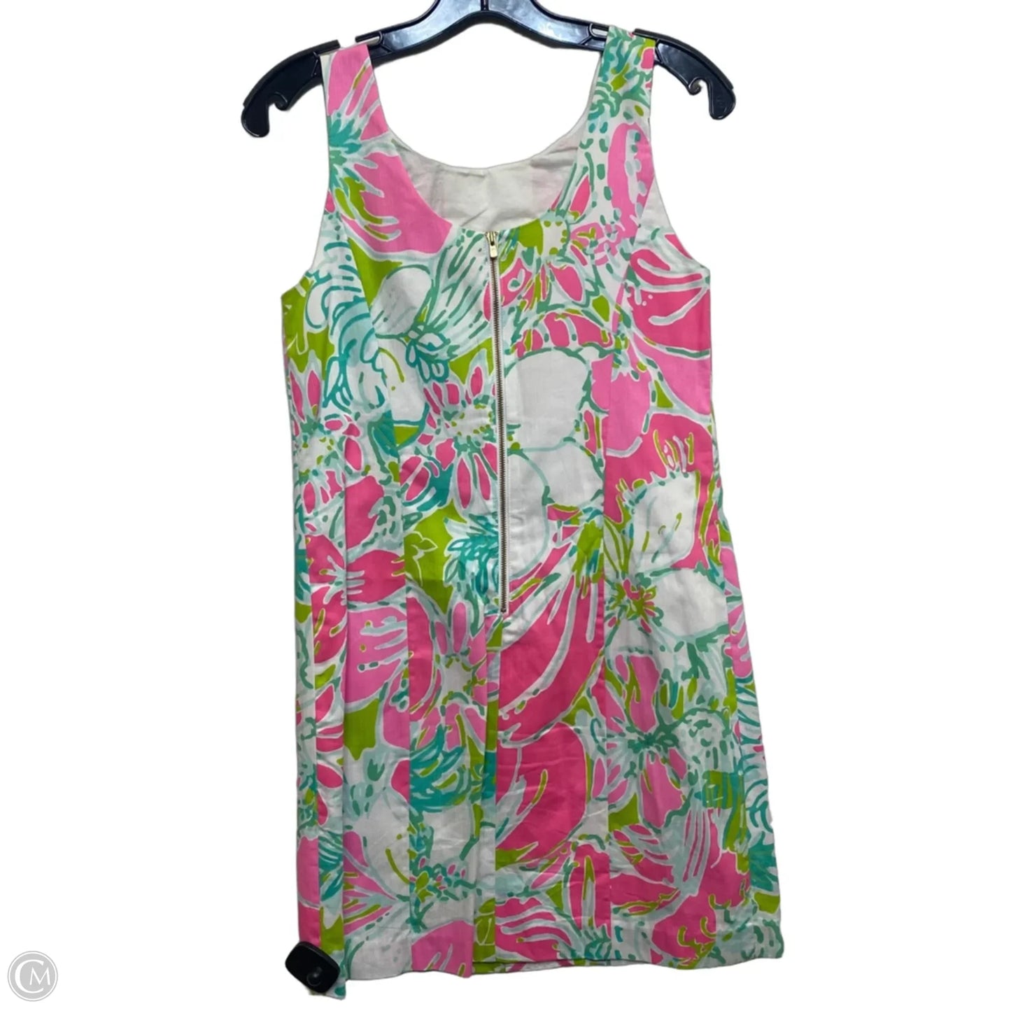 Dress Designer By Lilly Pulitzer In Green & Pink, Size: Xs