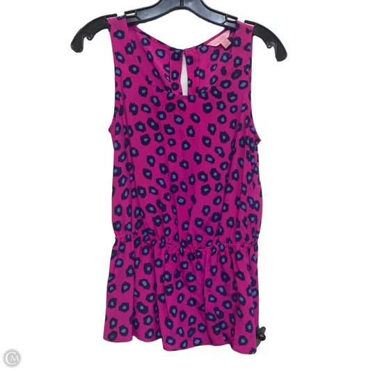 Top Sleeveless Designer By Lilly Pulitzer In Pink, Size: Xs