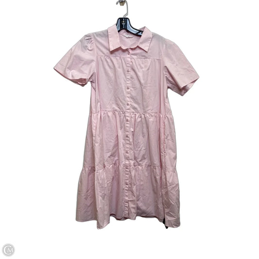 Dress Casual Short By Joh In Pink, Size: S