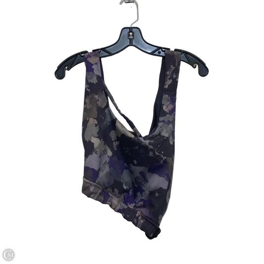 Athletic Bra By Cato In Grey & Purple, Size: 3x