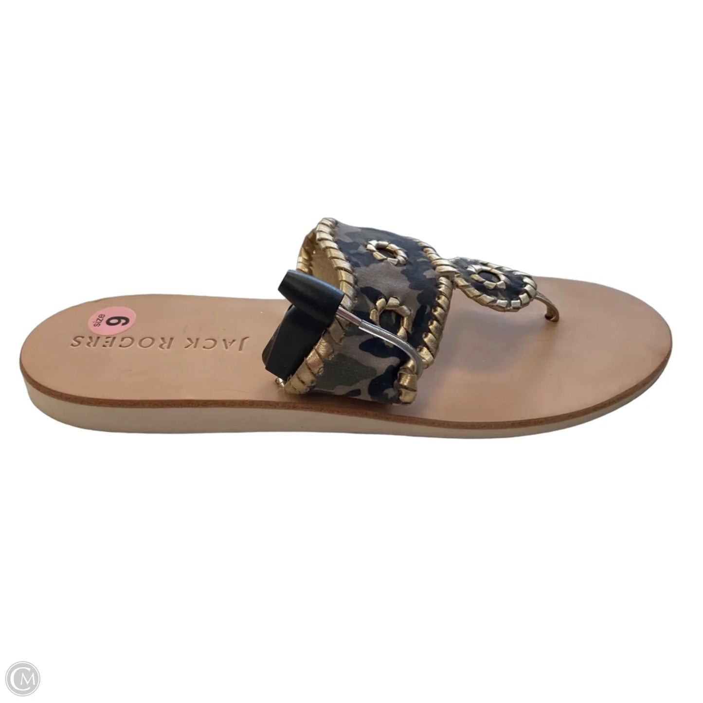 Sandals Designer By Jack Rogers In Green, Size: 9