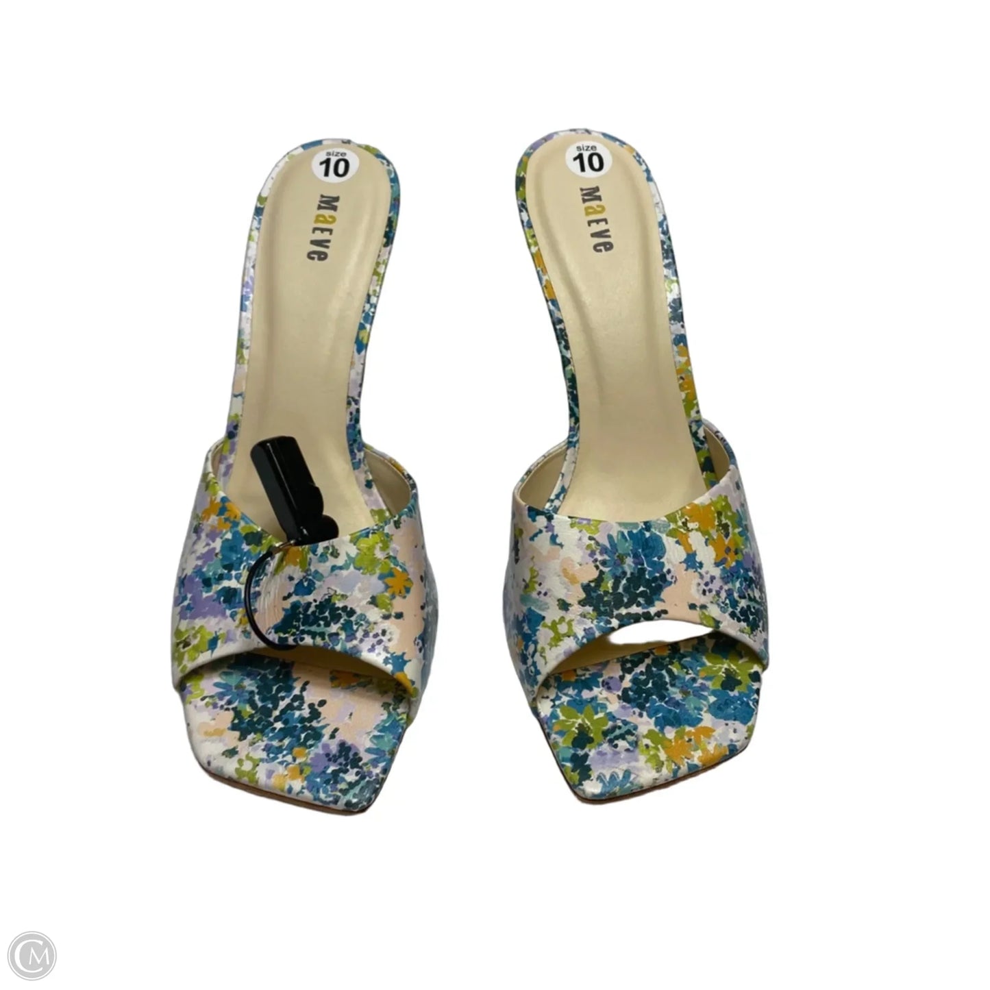 Sandals Heels Platform By Maeve In Blue, Size: 10