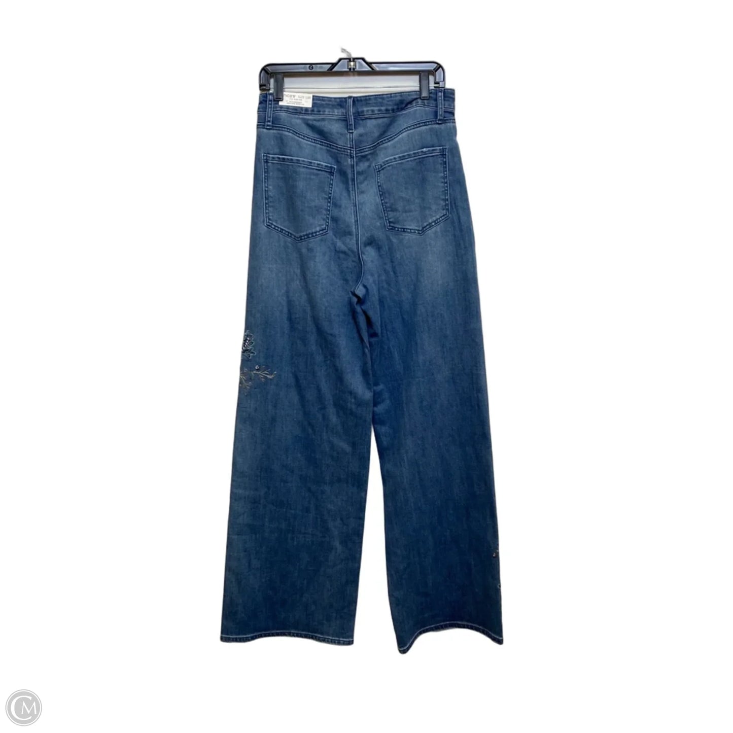 Jeans Wide Leg By Chicos In Blue Denim, Size: 10