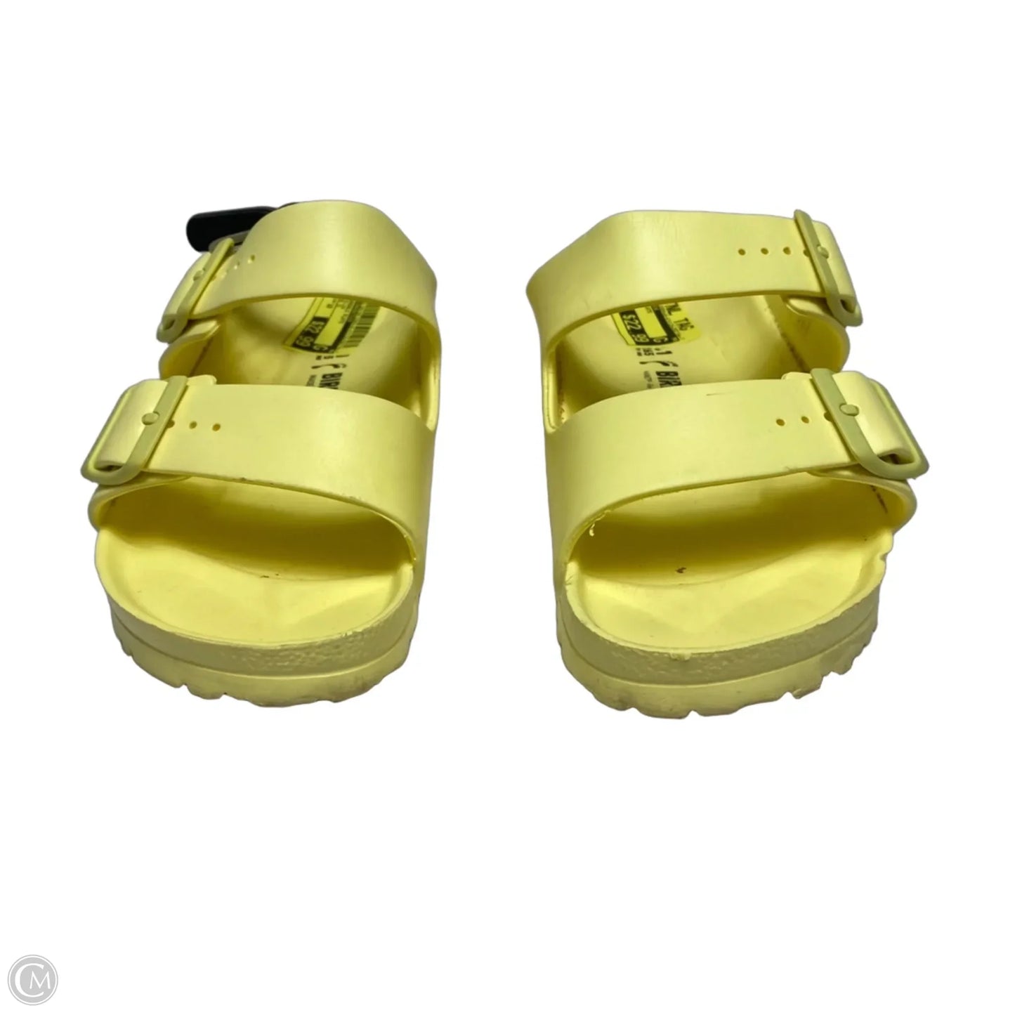 Sandals Flats By Birkenstock In Yellow, Size: 10