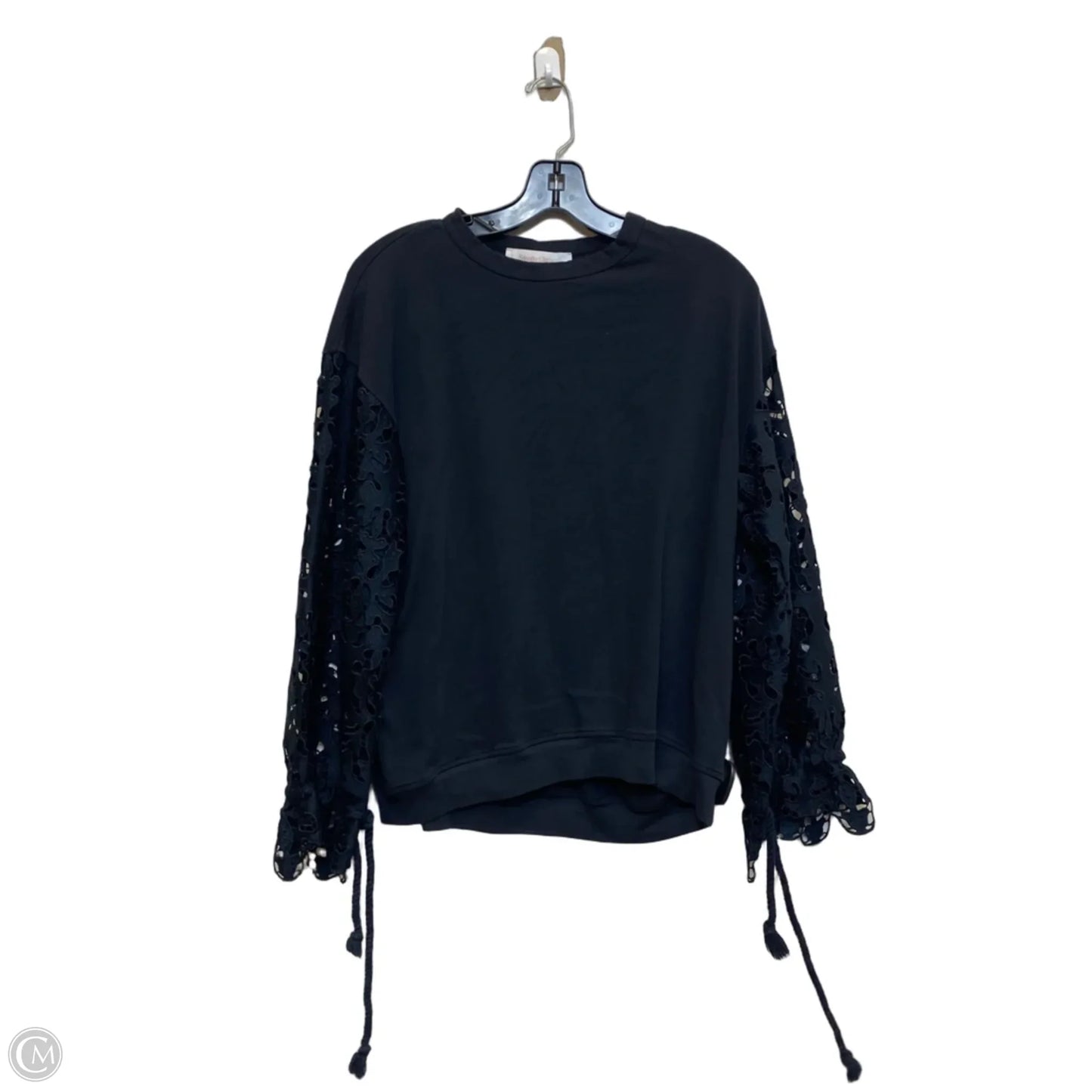 Top Long Sleeve Designer By See By Chloe In Navy, Size: Xs